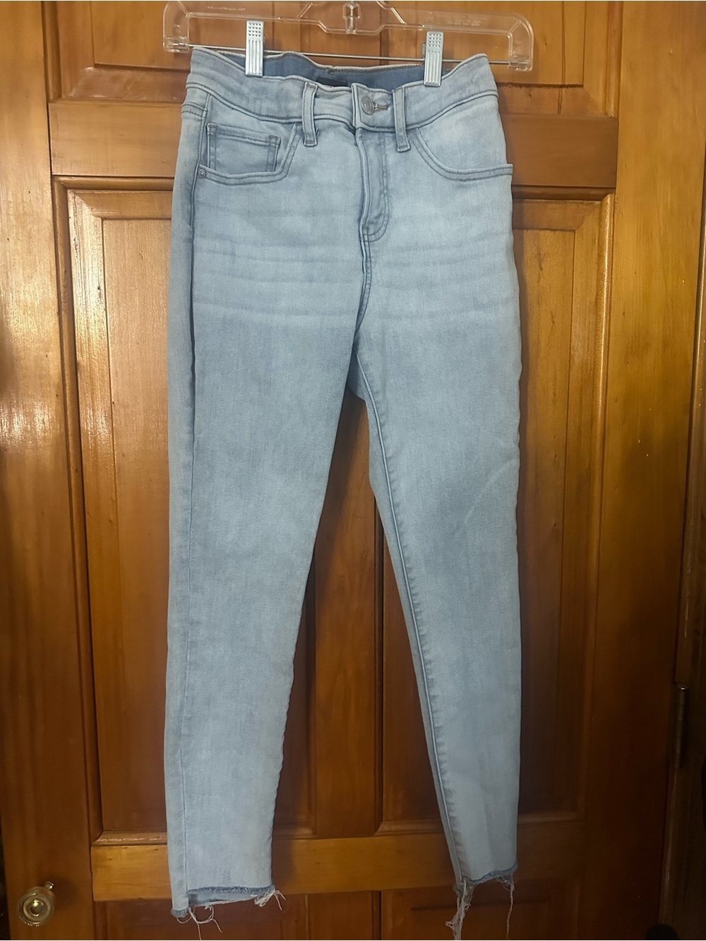 Express Light Blue Skinny Jeans